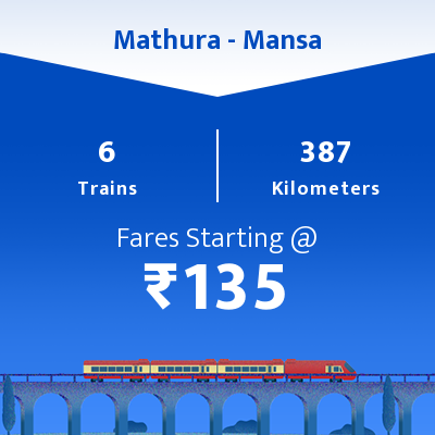 Mathura To Mansa Trains